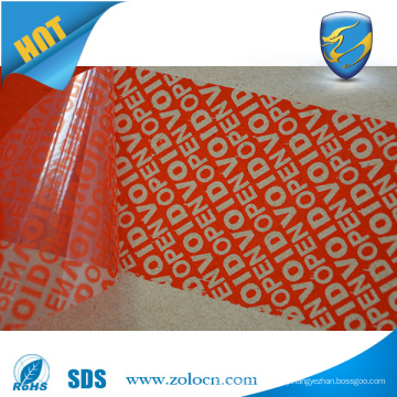 printed security packing tape for carton packing